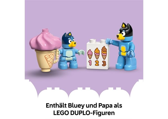 LEGO® Blu Ausflug Zur Eisdiele Mit Bluey