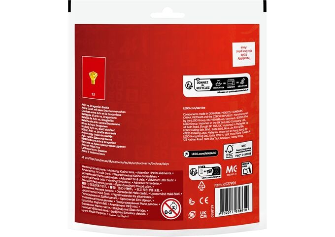 LEGO® NIN Arins Duell mit dem Drachenmens