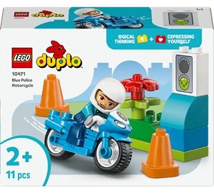 LEGO® Duplo Blaues Polizeimotorrad