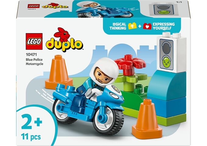 LEGO® Duplo Blaues Polizeimotorrad