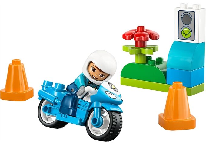 LEGO® Duplo Blaues Polizeimotorrad