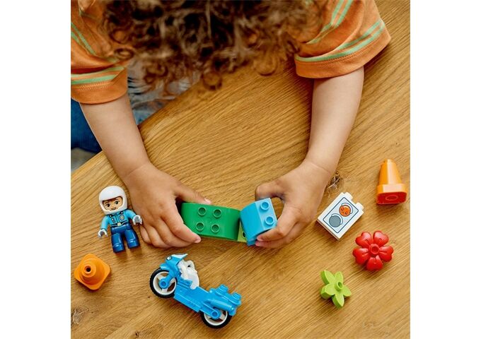 LEGO® Duplo Blaues Polizeimotorrad