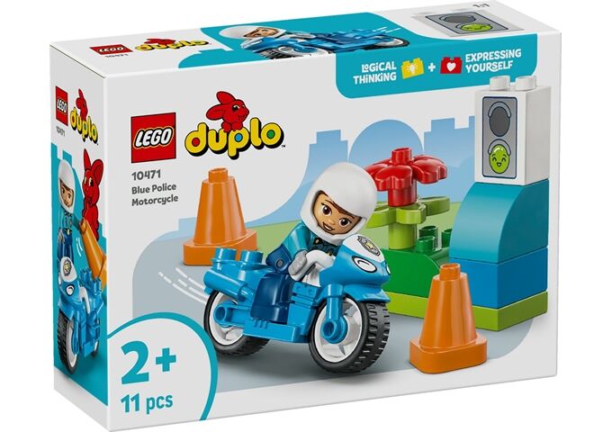 LEGO® Duplo Blaues Polizeimotorrad