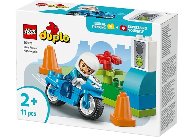 LEGO® Duplo Blaues Polizeimotorrad