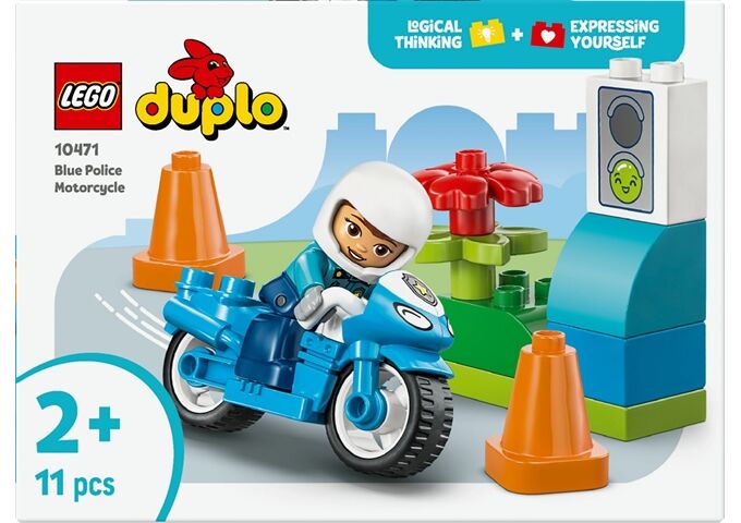 LEGO® Duplo Blaues Polizeimotorrad