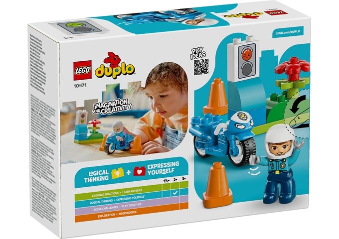 LEGO® Duplo Blaues Polizeimotorrad