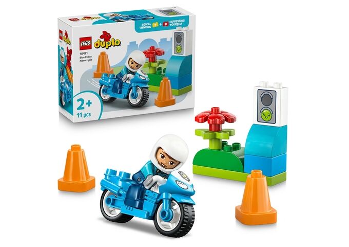 LEGO® Duplo Blaues Polizeimotorrad