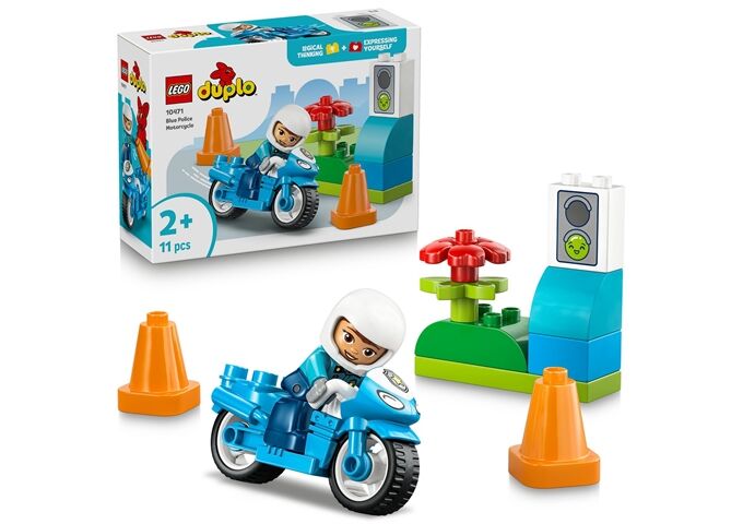 LEGO® Duplo Blaues Polizeimotorrad