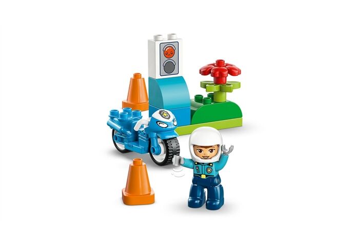 LEGO® Duplo Blaues Polizeimotorrad