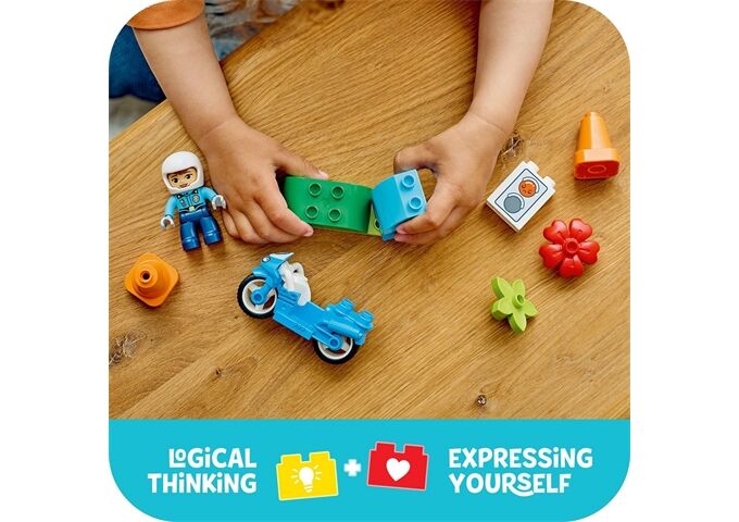 LEGO® Duplo Blaues Polizeimotorrad