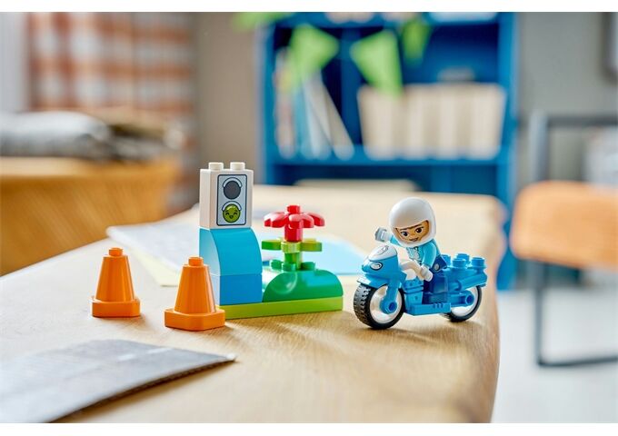 LEGO® Duplo Blaues Polizeimotorrad