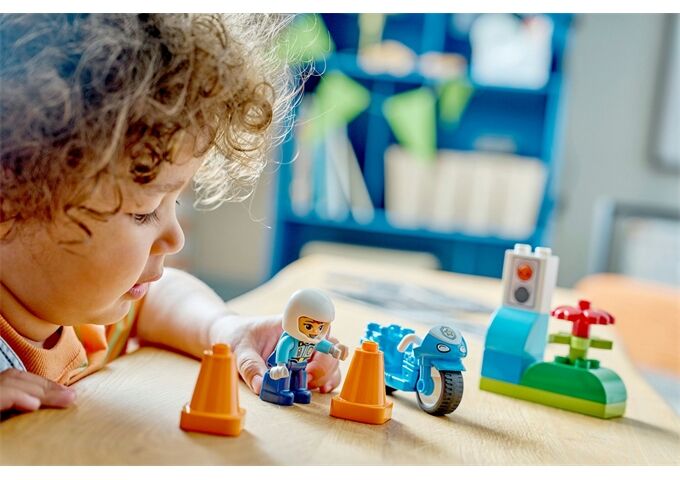 LEGO® Duplo Blaues Polizeimotorrad