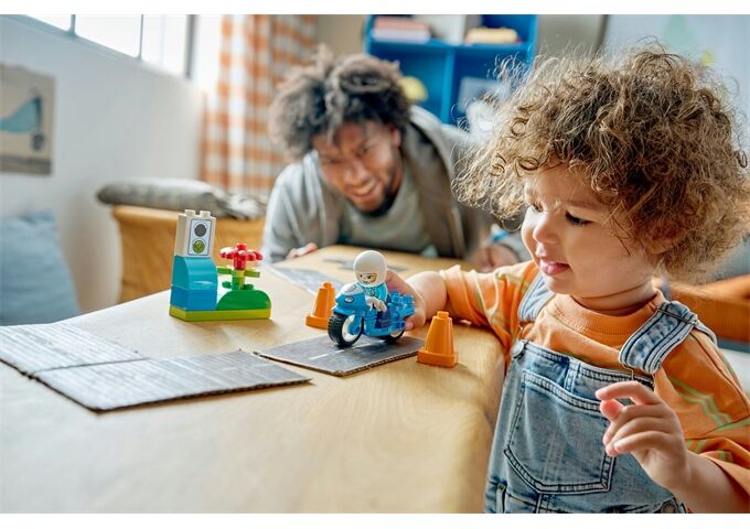 LEGO® Duplo Blaues Polizeimotorrad