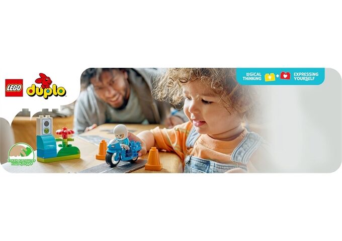 LEGO® Duplo Blaues Polizeimotorrad