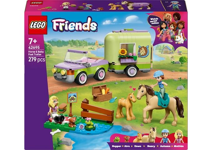 LEGO® Friends Pferd Und Fohlen Mit Pferdeanhän