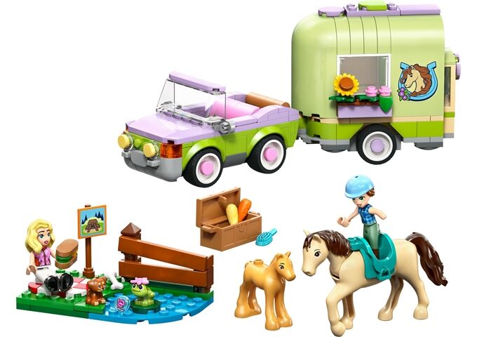 LEGO® Friends Pferd Und Fohlen Mit Pferdeanhän