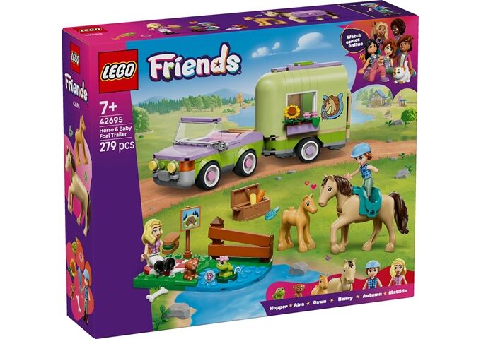 LEGO® Friends Pferd Und Fohlen Mit Pferdeanhän