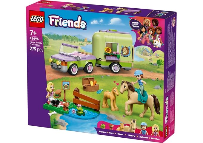 LEGO® Friends Pferd Und Fohlen Mit Pferdeanhän
