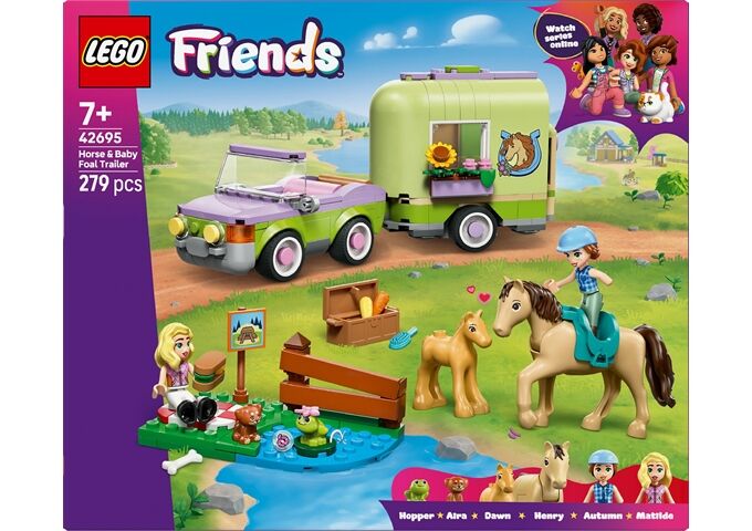 LEGO® Friends Pferd Und Fohlen Mit Pferdeanhän