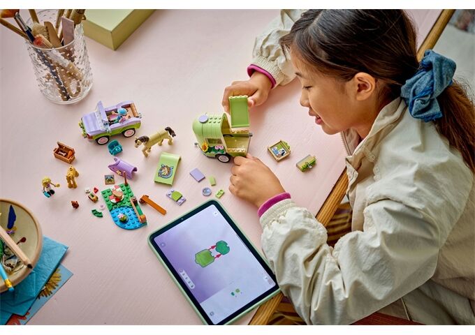 LEGO® Friends Pferd Und Fohlen Mit Pferdeanhän