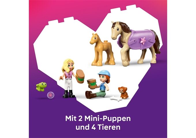 LEGO® Friends Pferd Und Fohlen Mit Pferdeanhän