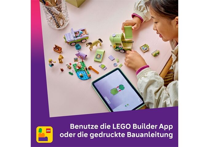 LEGO® Friends Pferd Und Fohlen Mit Pferdeanhän