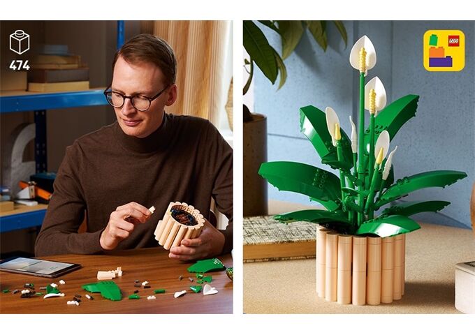 LEGO® Botanicals Friedenslilie