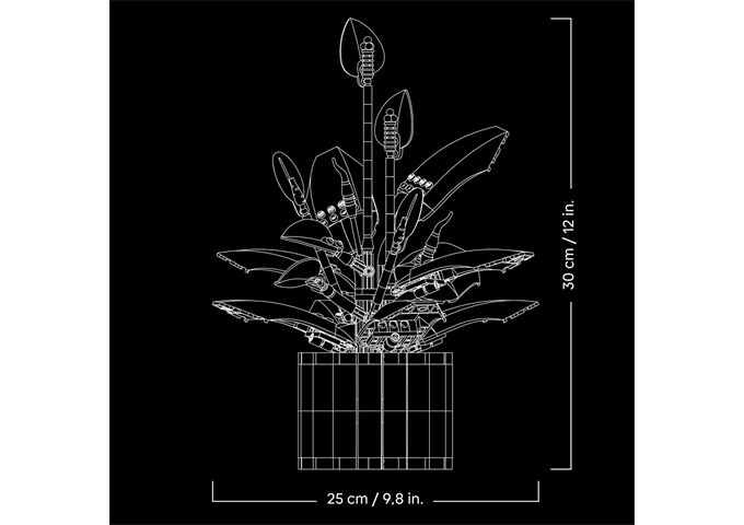 LEGO® Botanicals Friedenslilie