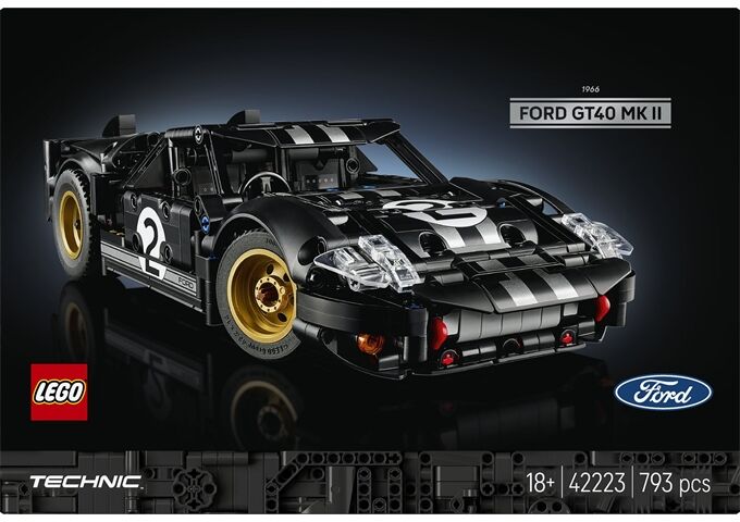 LEGO® Technic 1966 Ford Gt40 Mkii Rennwagen