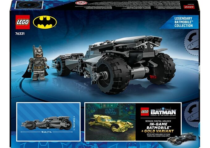 LEGO® Dc Batman vs. Superman: Batmobil