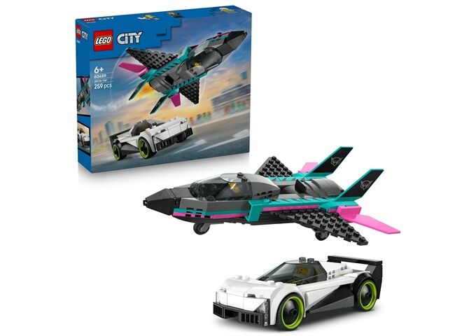 LEGO® City Düsenflieger Vs. Rennauto
