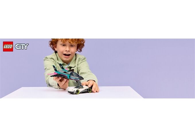 LEGO® City Düsenflieger Vs. Rennauto