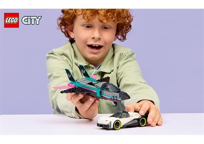 LEGO® City Düsenflieger Vs. Rennauto