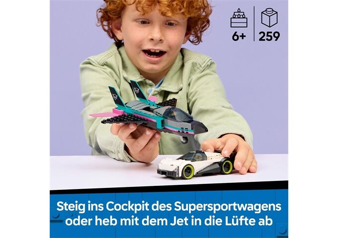LEGO® City Düsenflieger Vs. Rennauto