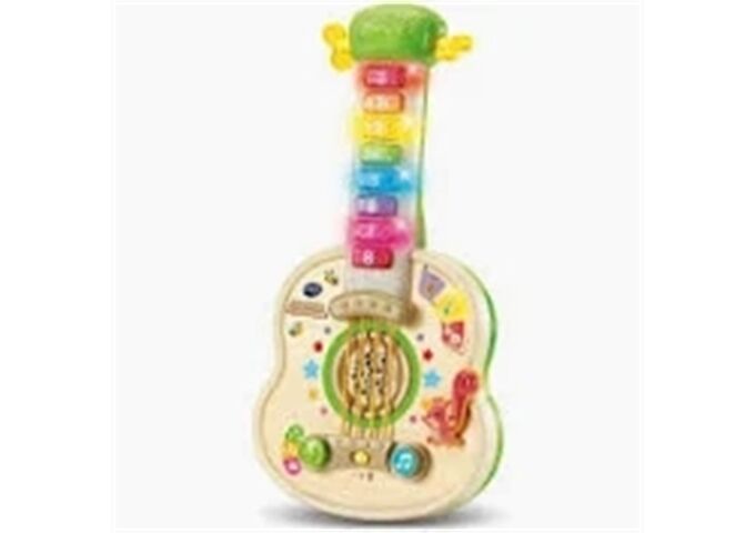 V-Tech Interaktive Holz-Gitarre