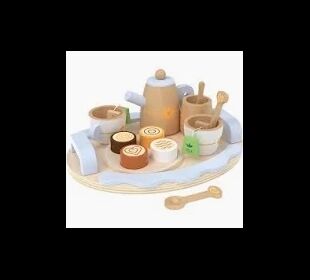  SMK Holz Tee-Set, 16-teilig