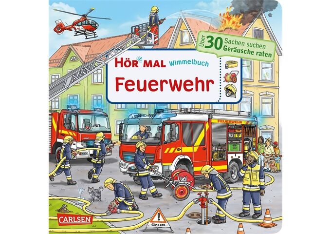 Carlsen Verlag Hör mal! Wimmelbuch Feuerwehr