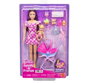 Barbie BRB Skipper Babysitters inkl. Kinderwagen
