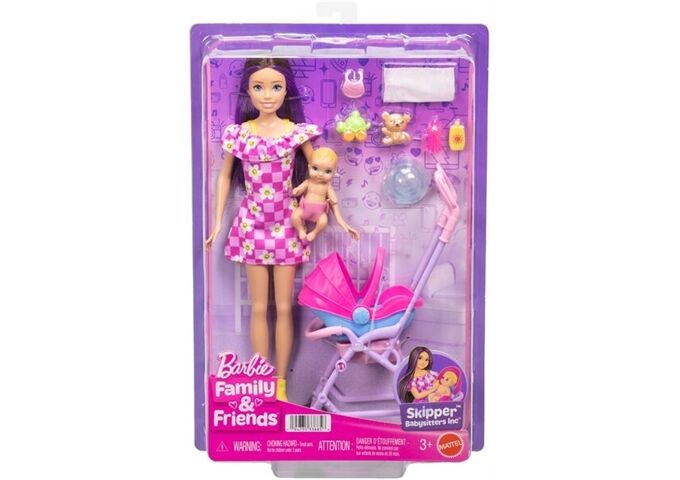 Barbie BRB Skipper Babysitters inkl. Kinderwagen