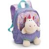 Nici Rucksack mit Plüschtier Einhorn 25cm lila
