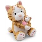 Nici Kuscheltier Katze 20cm mit Kind 6cm