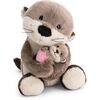 Nici Kuscheltier Otter 20cm mit Kind 6cm