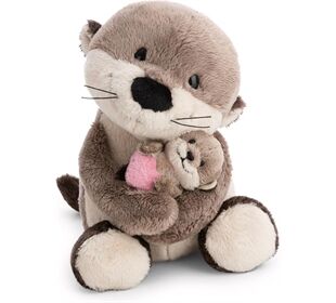 Nici Kuscheltier Otter 20cm mit Kind 6cm