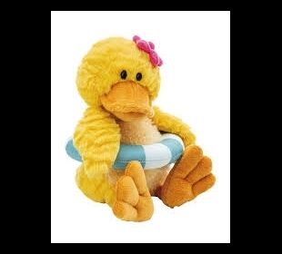 Nici Kuscheltier Ente Poolina 25cm mit Schwimmreifen