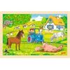 Goki Einlegepuzzle Bauernhof