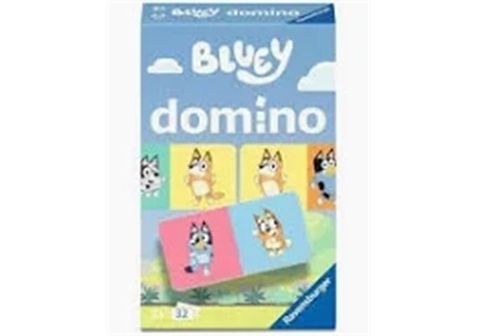 Ravensburger Bluey Domino - Reisespiel Ab 3 Jahre