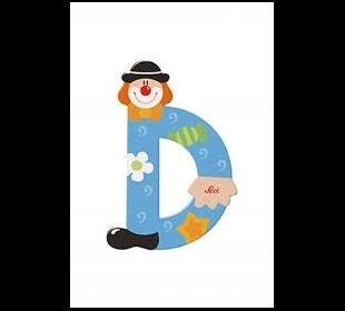 trudi Buchstabe Clown D