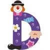 trudi Buchstabe Clown D