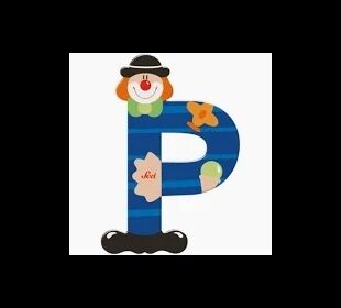 trudi Buchstabe Clown P