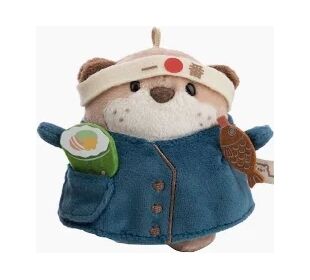 Nici Kuscheltier Otter 8cm mit Sushi